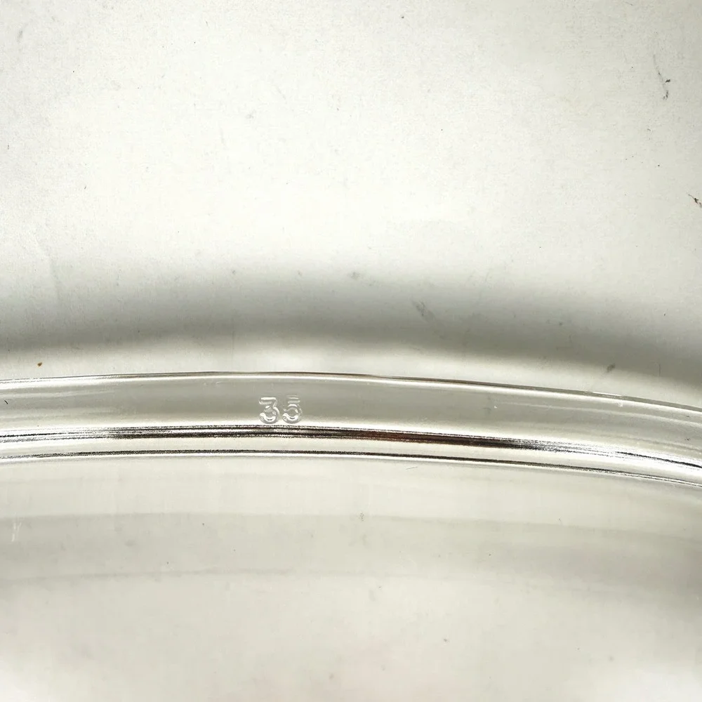 Vintage PYREX DC 1 1/2-C Clear Glass Oval Lid Corning Ware Replacement